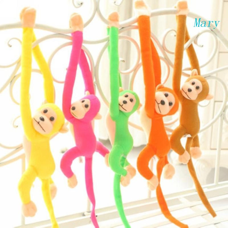 Mary Boneka Monyet Bahan Plush Dengan Hook Loop