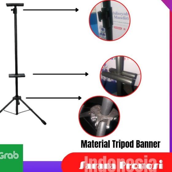 Tripod Stand Banner / Roll Up Banner/ Stand Promosi