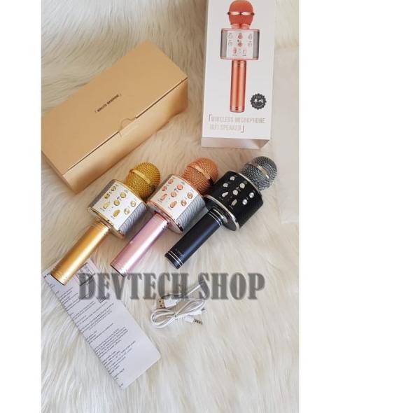 PROMO  PORTABLE WS858 / WS 858 SPEAKER SMULE ORIGINAL - Kuning