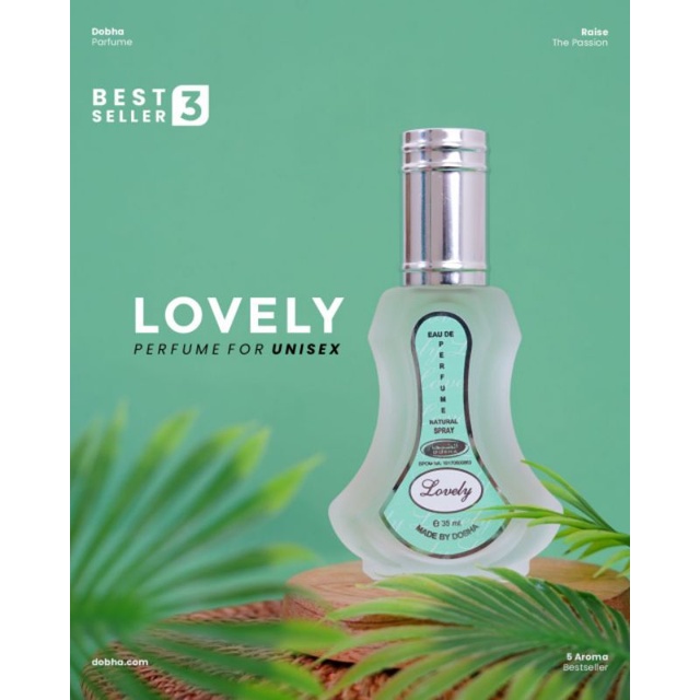 Parfum Dobha Lovely 35ml Non alkohol
