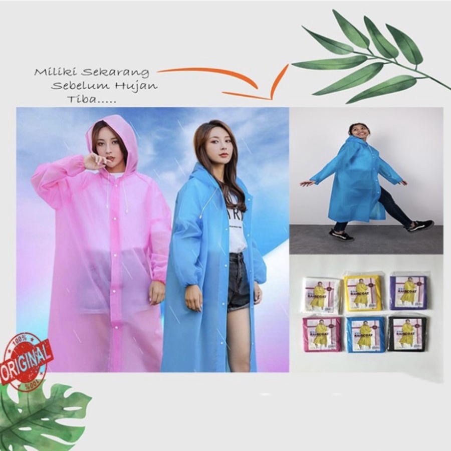 Jas hujan Dewasa Raincoat Eva 1128