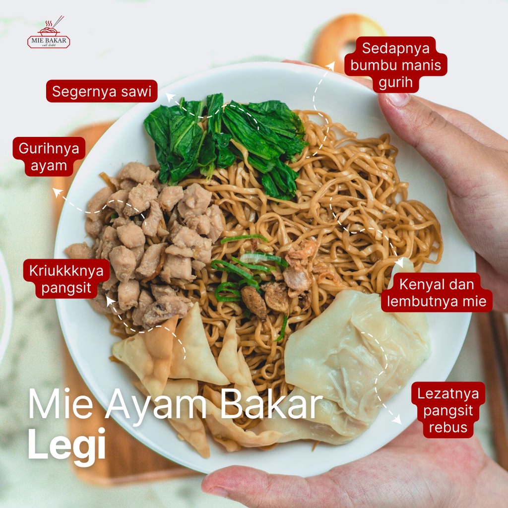 

Mie Ayam Instan Frozen - Legi Topping Daging Asap [Halal]