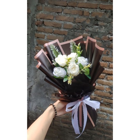 Buket bunga plastik artificial / Buket bunga wedding