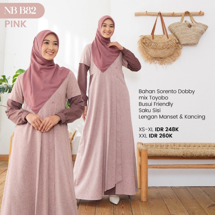 Gamis Nibras Laris  NB B82