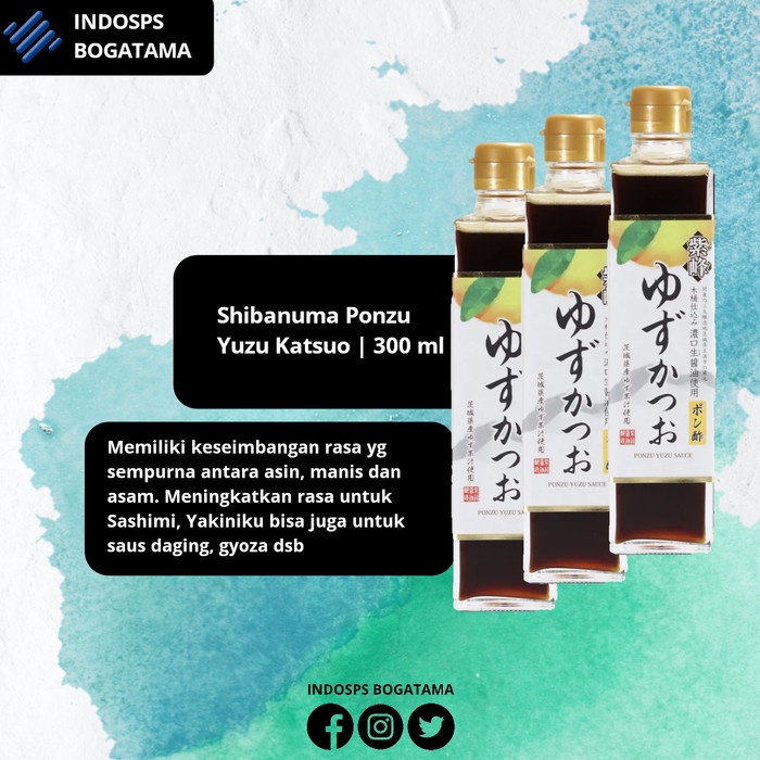 

SHIBANUMA PONZU YUZU KATSUO 300ML