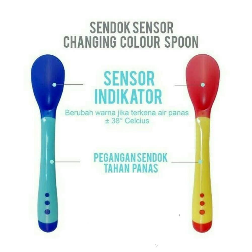 SENDOK MAKAN BAYI SENSOR SUHU PANAS / SENDOK BAYI ALAT MAKAN SILIKON / BABY SPOON Belum Ada Penilaian 0 Terjual