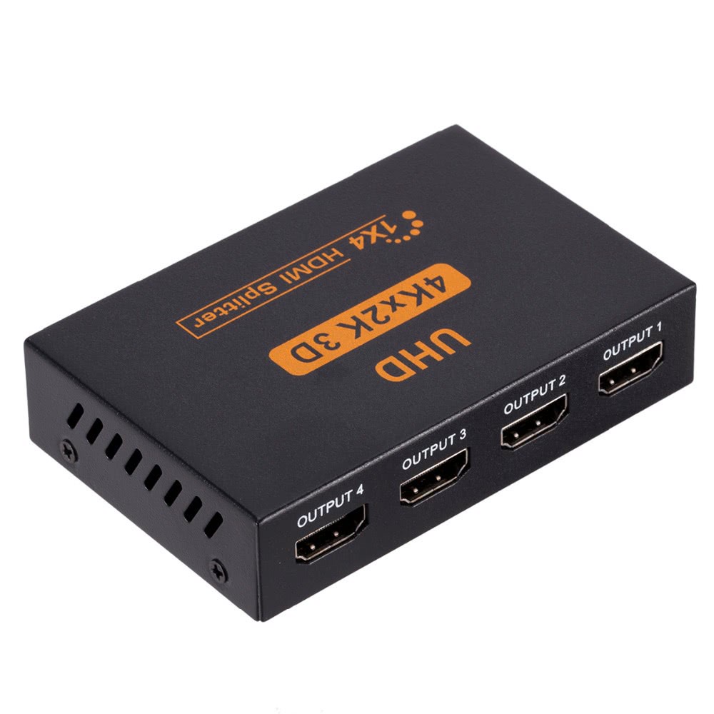 MAXLINE HDMI Splitter 4 Port 1-4 HDCP Full HD 3D 4Kx2K UHD