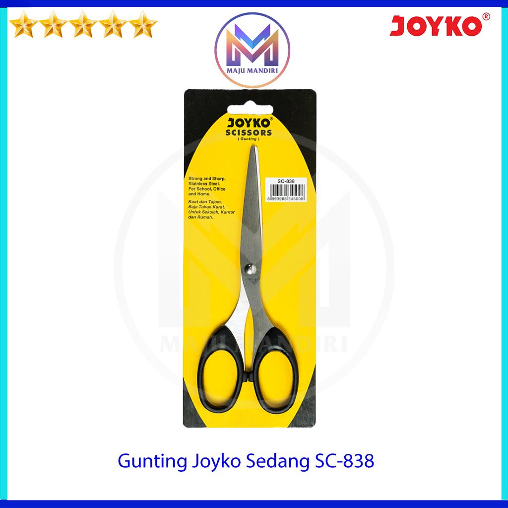 

Gunting Joyko Sedang SC 838 / Scissor Middle SC838 Pemotong Kertas