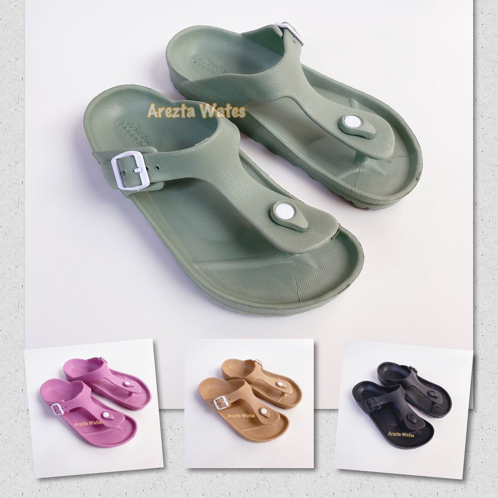 Sandal jepit karet wanita new era LB E 9052