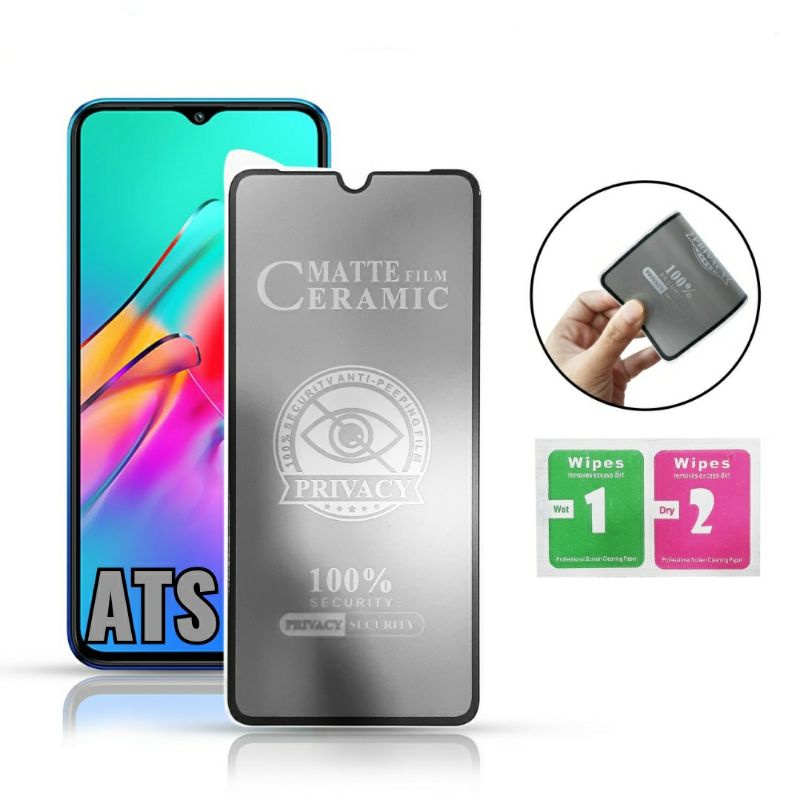 TG Anti gores ceramic matte privacy anti spy Oppo all type Ada 2 Halaman Tg Anti Gores Anti Pecah Matte Film Ceramic Privacy Anti-Spy Anti Spy Oppo All Tipe For Tipe Oppo All Tipe Ada 2 Halaman Tg Temper Tempered Glass Anti Gores Anti Pecah Oppo All Tipe