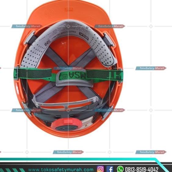 Helm Safety Helm Proyek SNI MSA Lokal Plus Fastrack