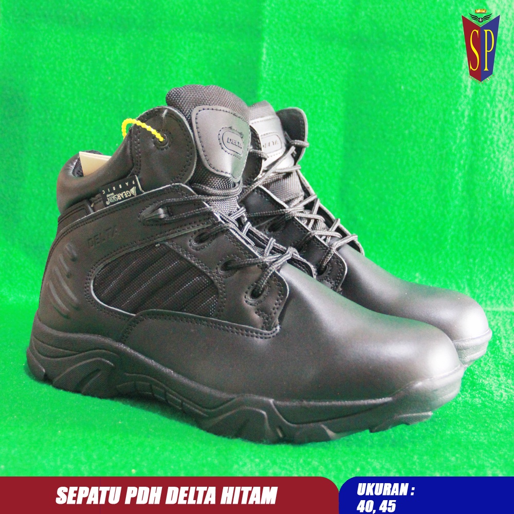 Sepatu Tactical Cordura Delta Boots 6 Hitam - Sepatu PDH Tactical