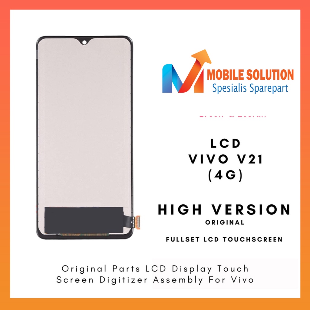 Grosir LCD Vivo V21 4G ORIGINAL 100% Fullset Touchscreen Garansi 1 Bulan + Packing / Bubbel