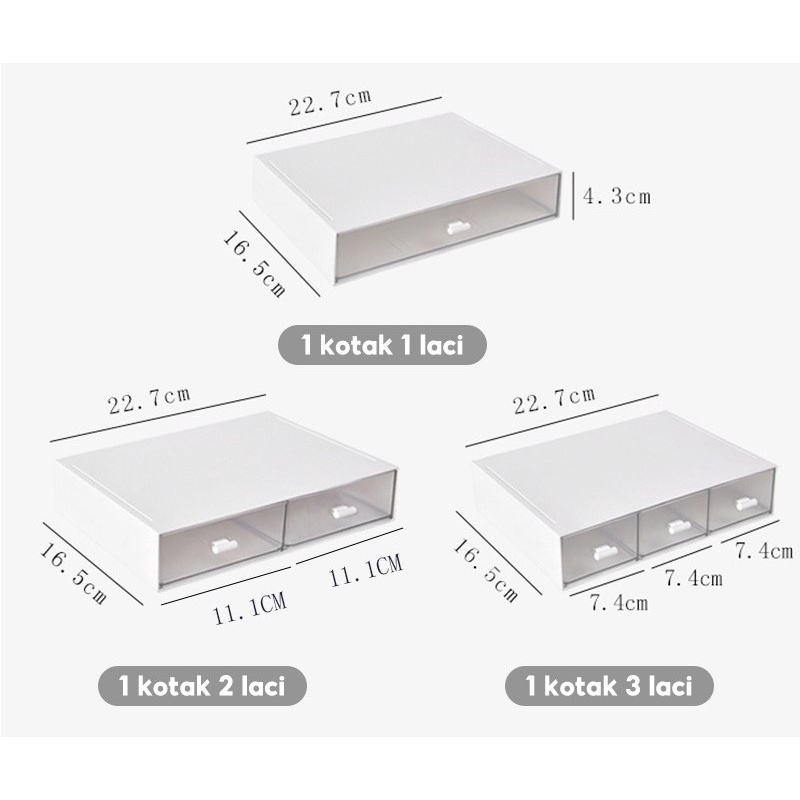 ORGANIZER MEJA KOTAK LACI KECIL LACI SUSUN RAK KECIL RAK PENSIL MEJA TEMPAT PENYIMPANAN ALAT TULIS