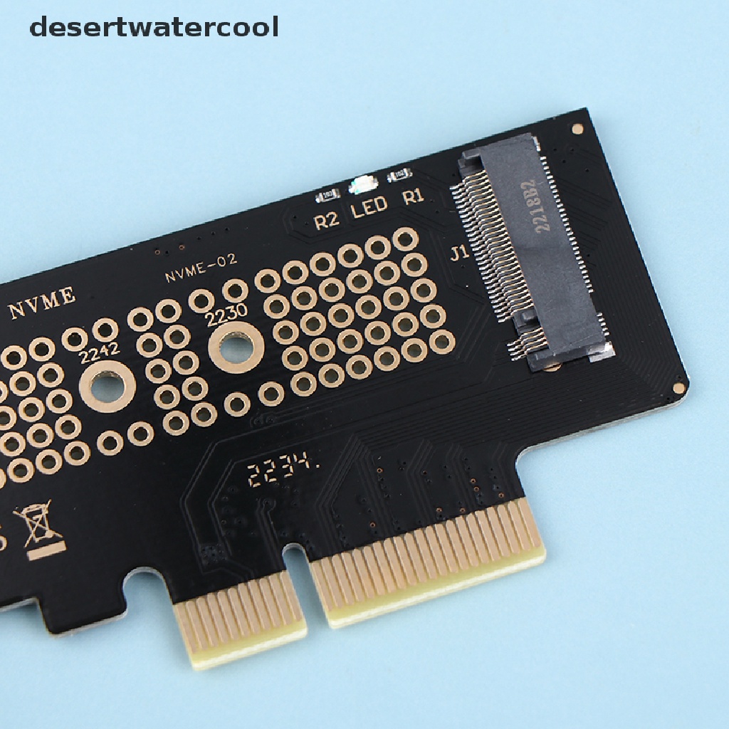 Deid 1 Set Adapter Card M.2 NVMe SSD Ke PCIE 3.0 X16 / X8 / X4 / X1 Untuk Komputer Desktop