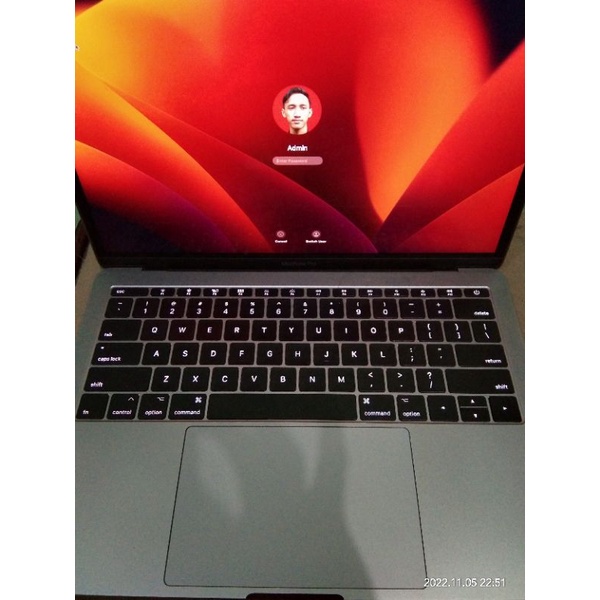 MACBOOK PRO 2017 NON TOUCHBAR CTO 8/1TB CORE i5 Os Ventura