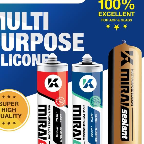 

Mirai Sealant Premium Netral Silicone Serbaguna 600ml Sosis - White,SOSIS