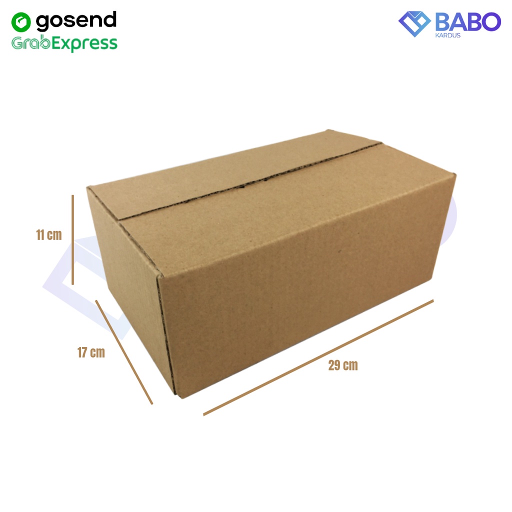 

KARDUS|KOTAK|KARTON|PACKAGING 29x17x11 cm MURAH (Kardus 29 x 17 x 11 cm)