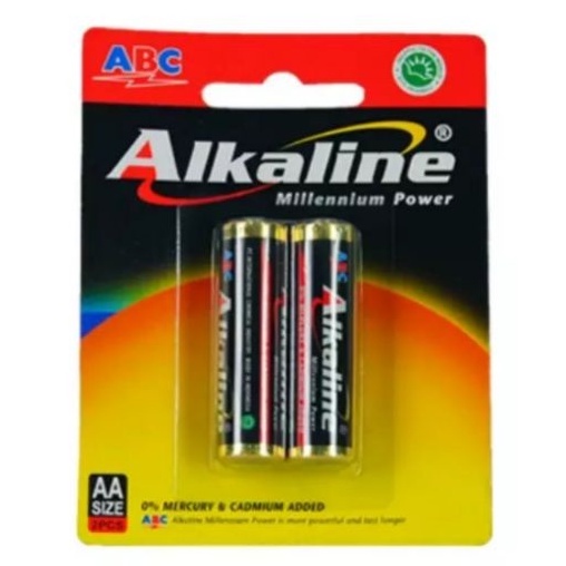 BATERAI ABC ALKALINE AA