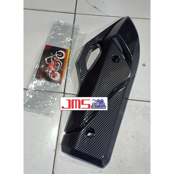 cover knalpot carbon plus corong knalpot carbon set vario160 pcx160 zoro