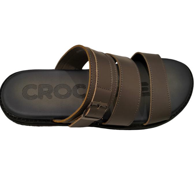 Crocodile CS 9767-7 Grey Sandal Pria Original