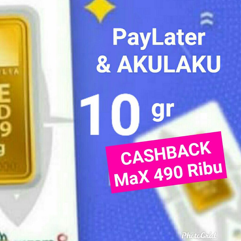 Emas Antam LM 10 gram gr 10g RM Redmark 2022 New certi Terbaru