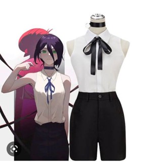 Image of REZE CHAINSAW MAN COSTUME COSPLAY WAKIMA ANIME S. M. L. XL