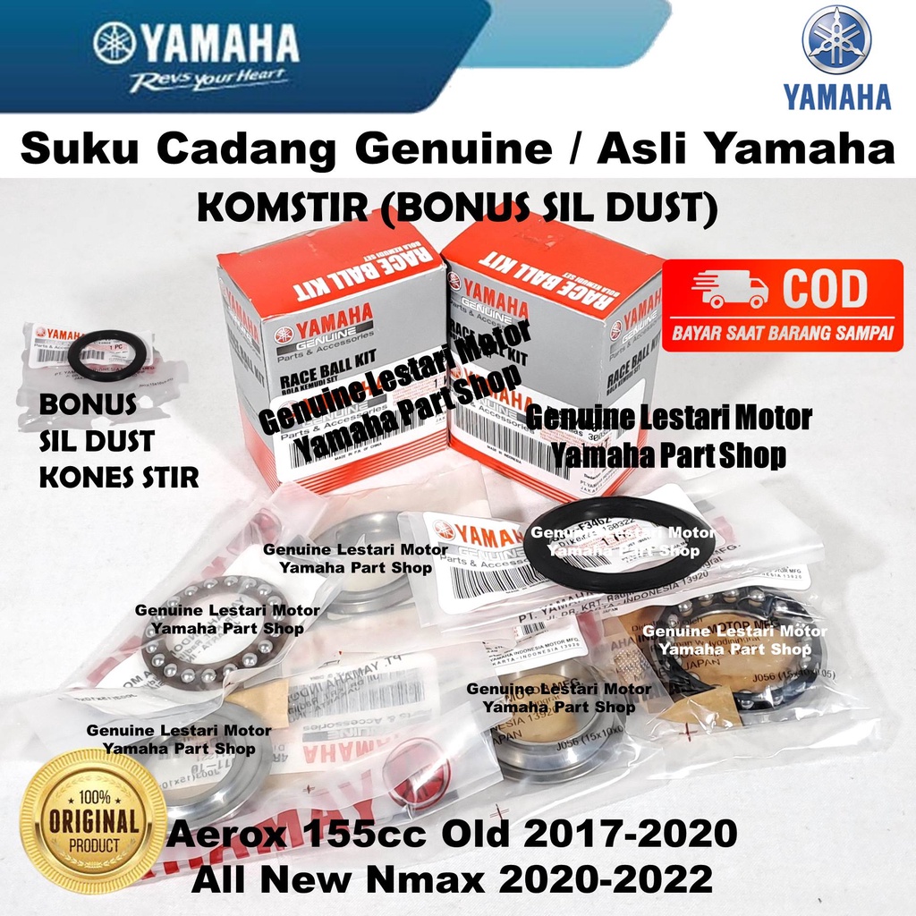 Komstir Kones Stir Comstir Bearing Bering Aerox Old 155 All New Nmax N Nmax 2020 Asli Yamaha