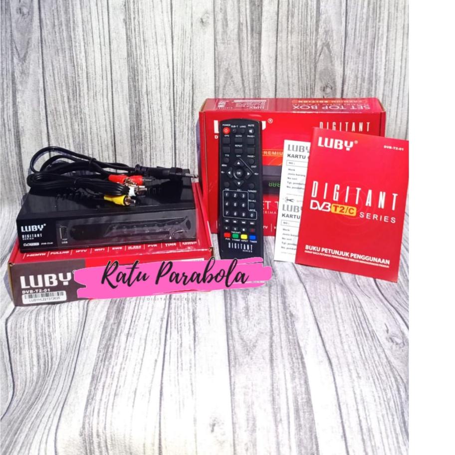 Siap Kirim Set Top Box TV digital Luby 01 / set top box NOISE 32 mb 2 usb