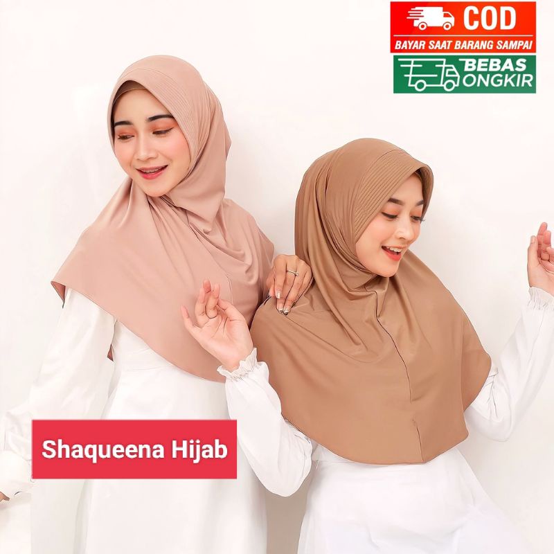 Jilbab Instan Bergo Hamidah Menutup Dada Jersey /Jilbab Sport Menutup Dada - Kerudung Wanita
