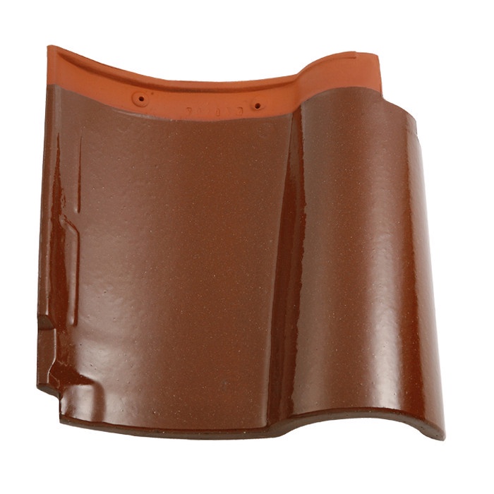 Genteng Keramik Kanmuri Espanica Natural KW1 coklat glazur / glasur - natural