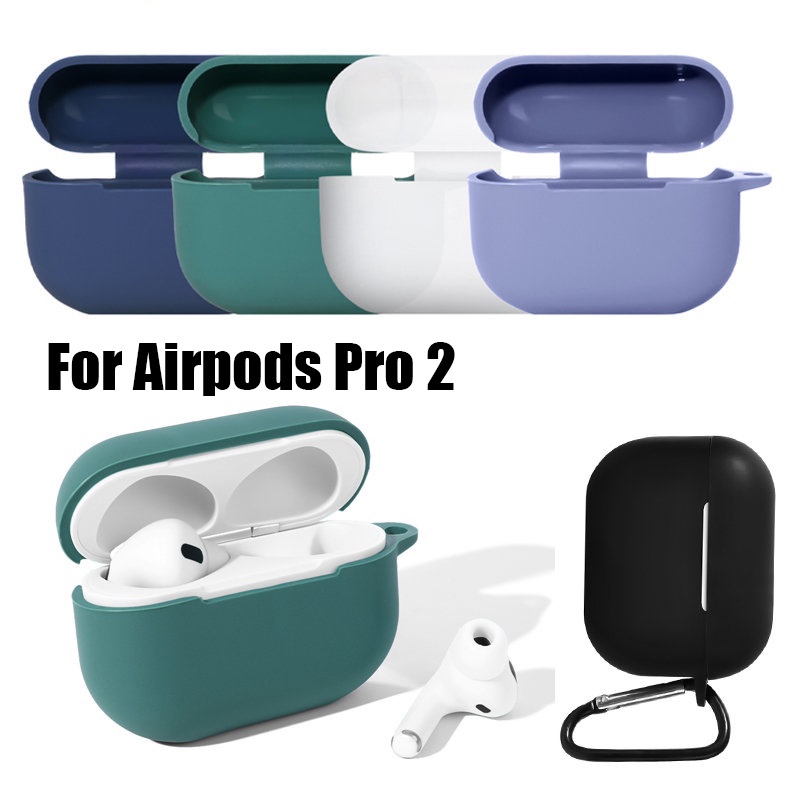 Casing Soft Case Silikon Anti Air / Hilang Dengan Kait Untuk Iphone / Airpods Pro 2