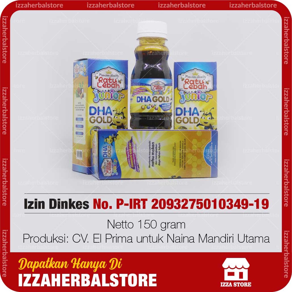 Madu Anak Pintar Madu Anak Ratu Lebah Junior DHA GOLD Penambah Nafsu Makan Dan Otak Anak Cerdas