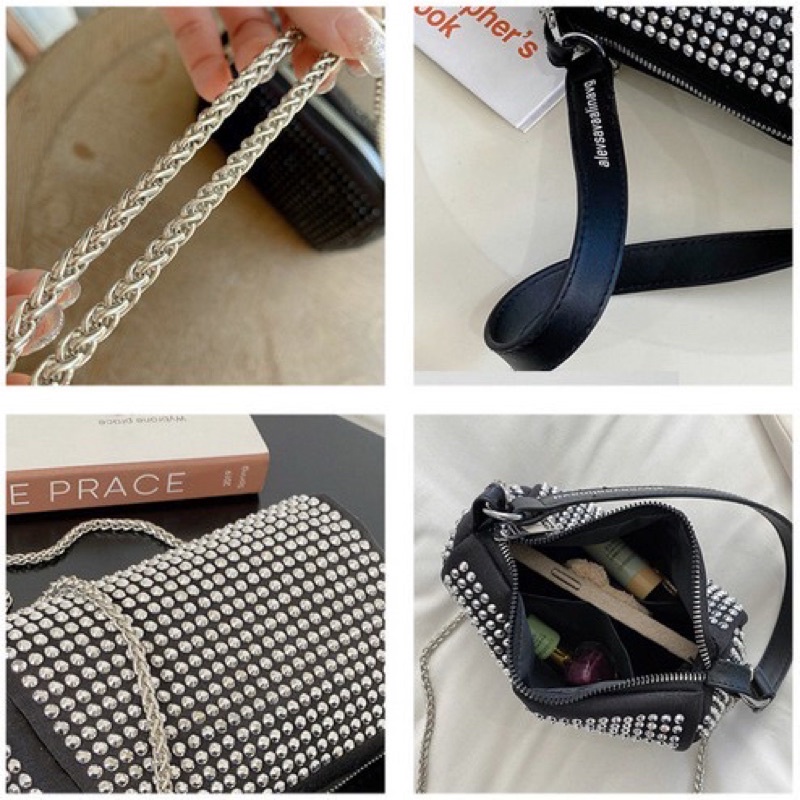 [ READY STOCK ] Fazaa Bling Shoulder Bag