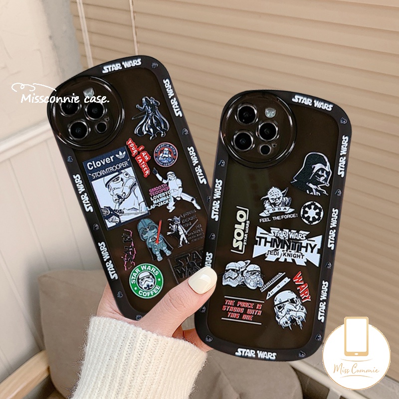 Soft Case Desain Star Wars Label Untuk Samsung A03s A12 A53 A52 A32 A50 A31 A30s A03 A04s A50s A22 A02s A20s A13 A23 A51 A72 M22S A11 M32