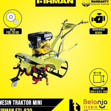 New Firman Mesin Bajak Mini Ftl 620 Sawah Basah Kering Cultivator