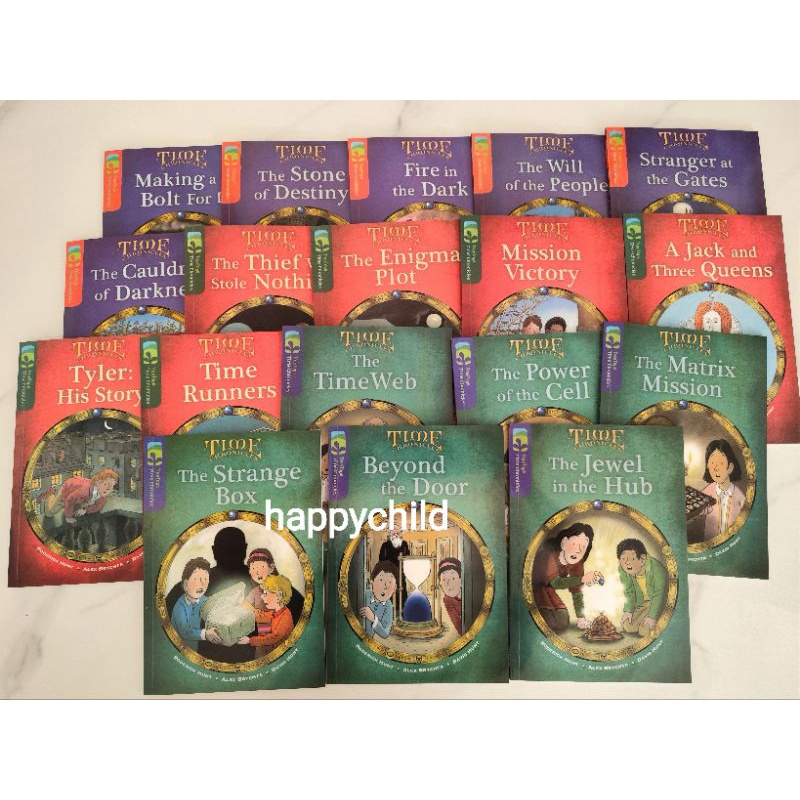 Oxford reading tree Time Chronicles10-12  11-13level 18 books/buku import/buku anak/happychild