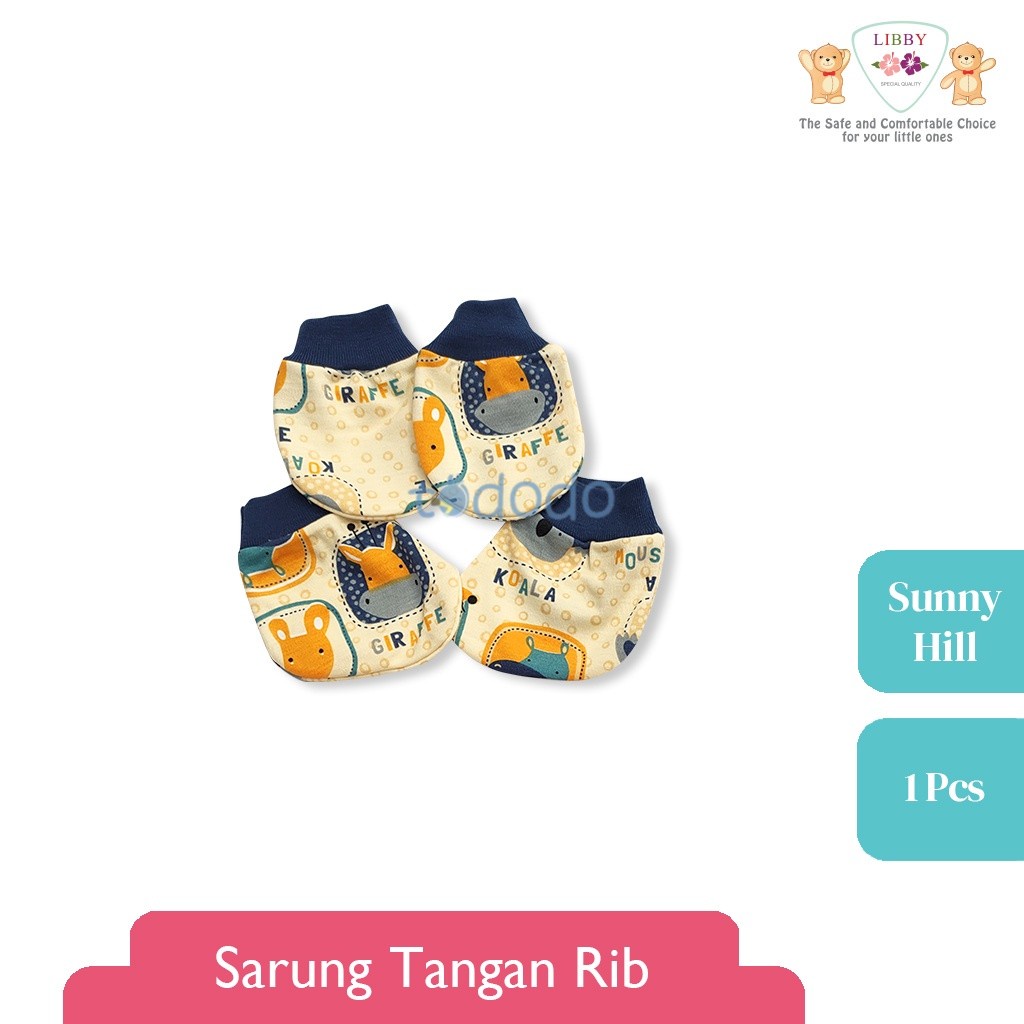 Sarung Tangan &amp; Kaki Bayi LIBBY Motif Sunny Hill (1pcs/set)