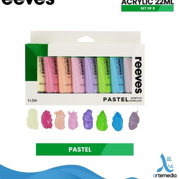 

Cat Akrilik Reeves Artists 8x22ml Acrylic Color Paint Set - PRIMARY