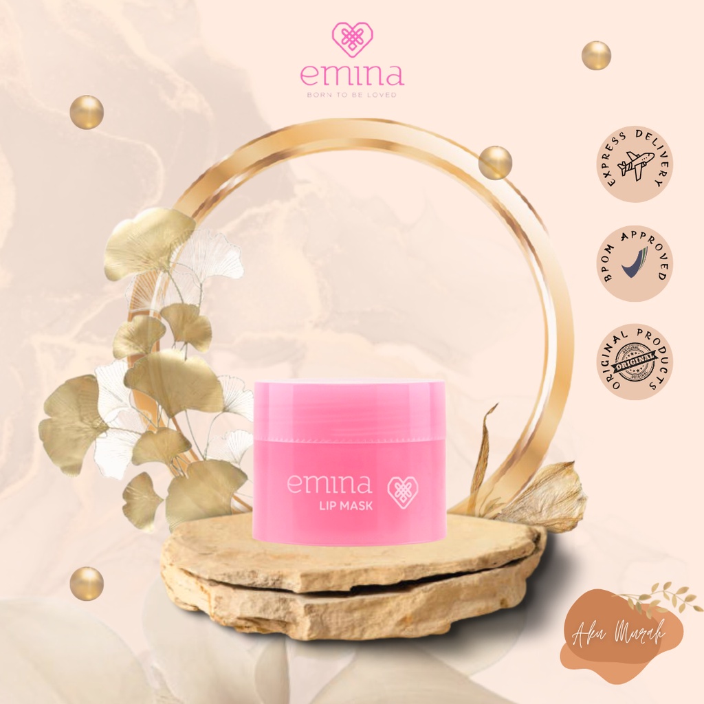 ✨ AKU MURAH ✨ Emina Lip Mask 9 g / Masker Perawatan Bibir Lembab SERIES