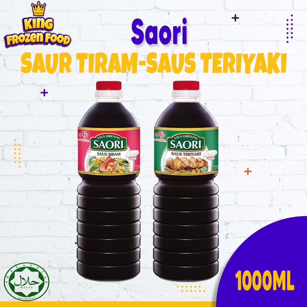 Saori Saus Tiram/Saus Teriyaki 1000ML