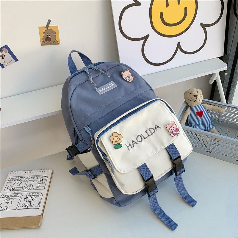 MV_Marvelouz MV804481 Tas RANSEL Remaja Wanita Canvas Ada Gantungan Boneka terbaru 1kg bisa 2 tas supplier tas import  EL 4481