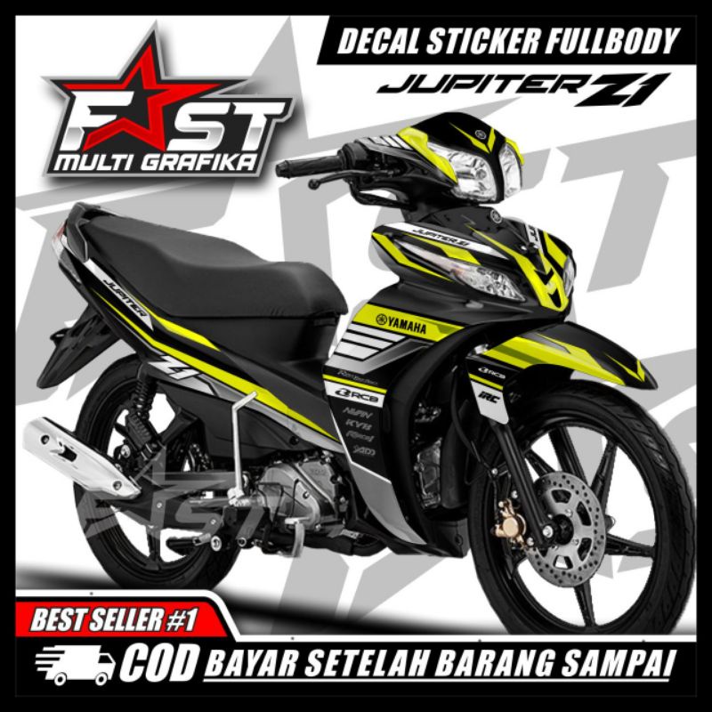 Yamaha Jupiter Z1 Motif Road Race Racing Decal Striping