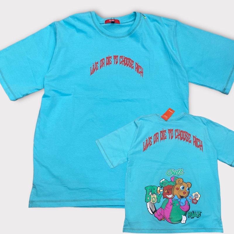 KAOS/T SHIRT OVERSIZE BYAZ Stay Mind cotton 20s