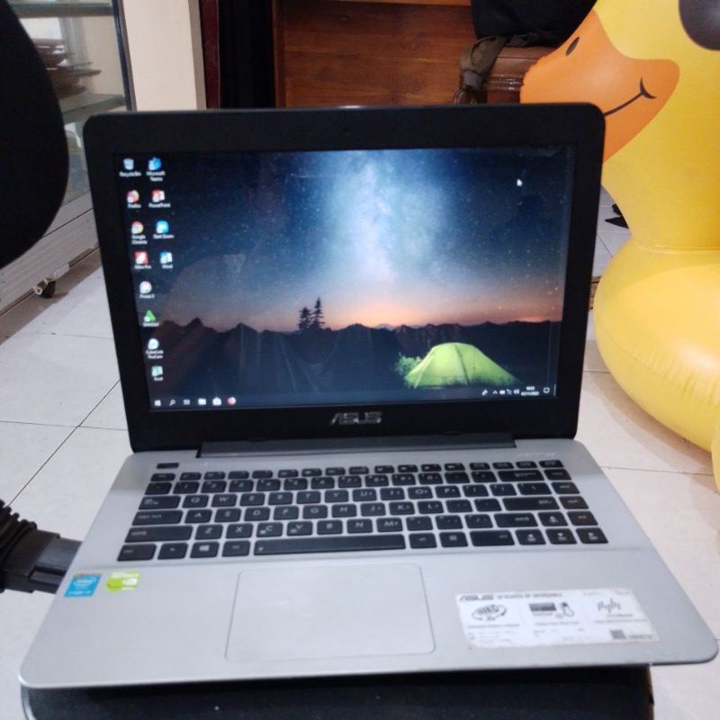 laptop bekas murah Asus A455L core i3 Nvidia SSD 128 HDD 500 ram 4 Windows 10 normal tinggal pakai