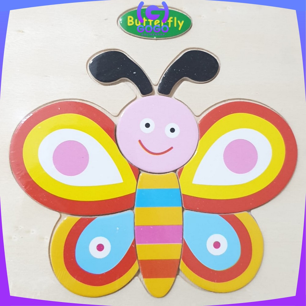 GOGO-M23 Mainan Puzzle Kayu Anak 3D Mainan Edukasi Puzzel Kayu Jigsaw Edukatif Lucu Murah Wooden Toys