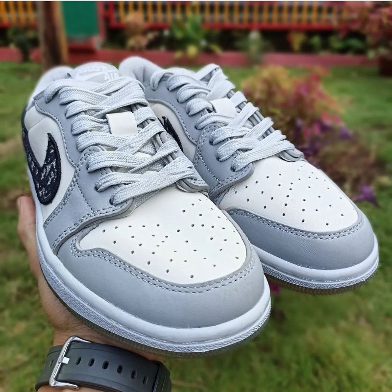 Nike Air Jordan 1 Low x Dior "Grey Blue" / 38,5