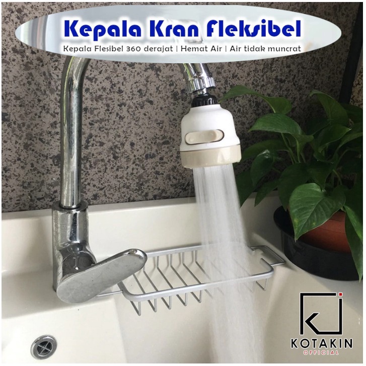 Saringan Air Keran Putar 360' / KEPALA KRAN AIR FLEXIBLE Aerator