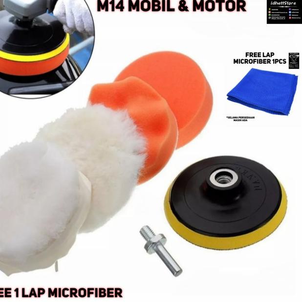 Alat Poles Body Motor dan Mobil 4 inch - M10/BOR GERINDA