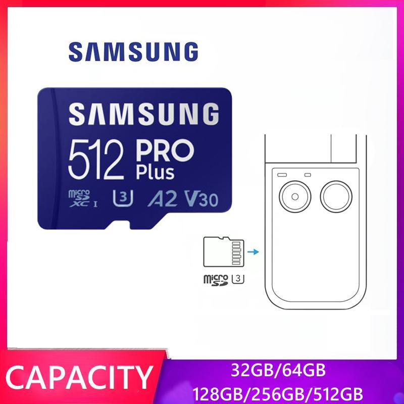 Samsung PRO PLUS Micro SD Card Class 10  U3 A2 V30 4K Memory Card Kartu Memori 32GB/64GB/128GB/256GB/512GB Transfer higga 160MB/S SD TF Card FREE Adapter